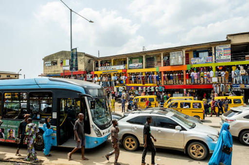 Busy Lagos street